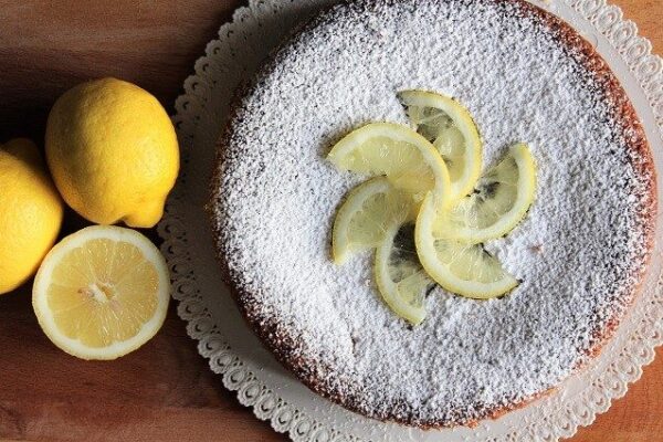 Torta Caprese al Limone